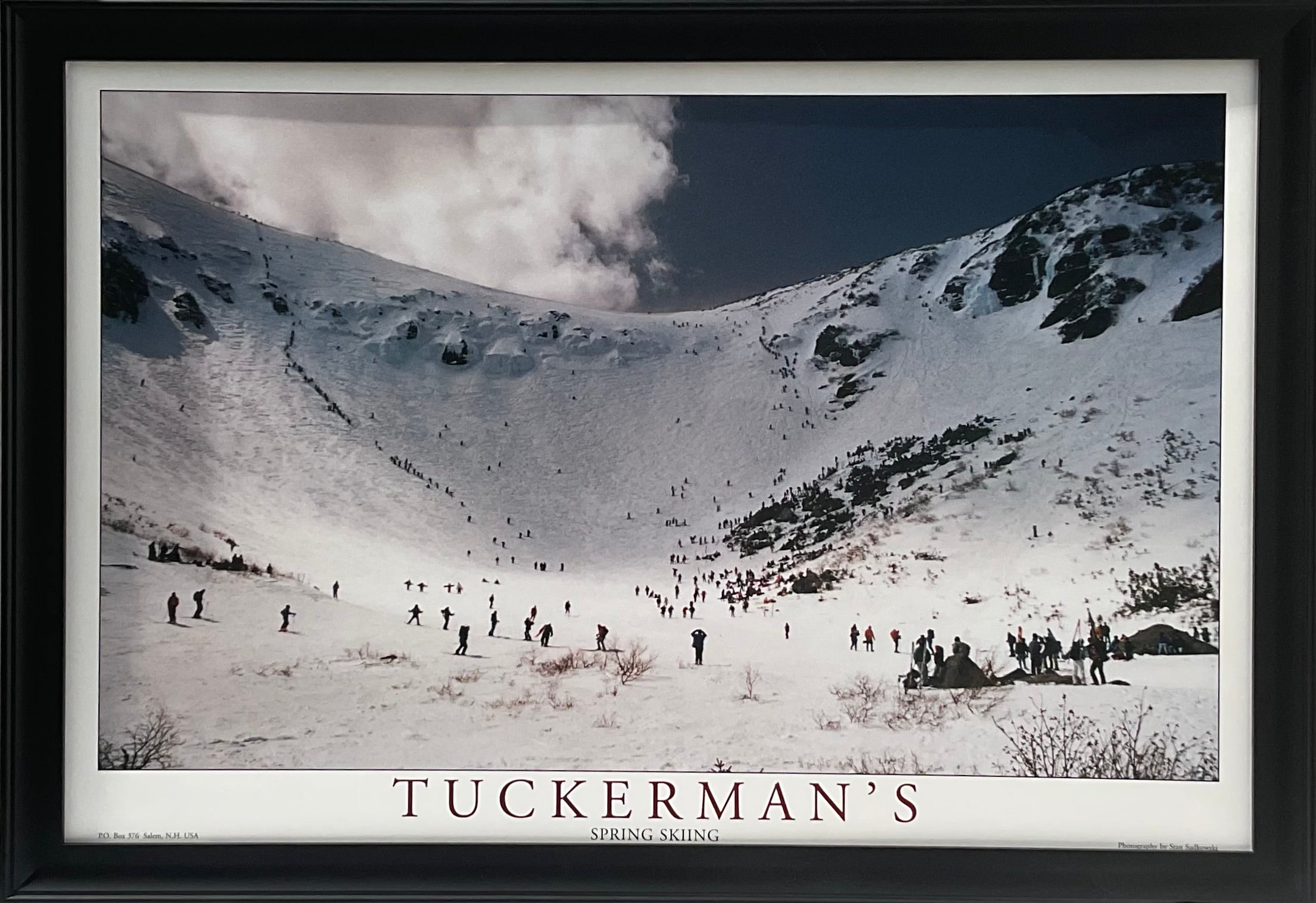 Tuckerman Ravine Poster B&W