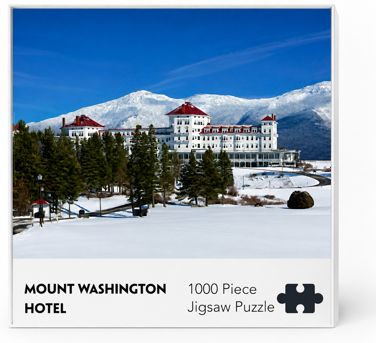 Mount Washington Hotel puzzle winter
