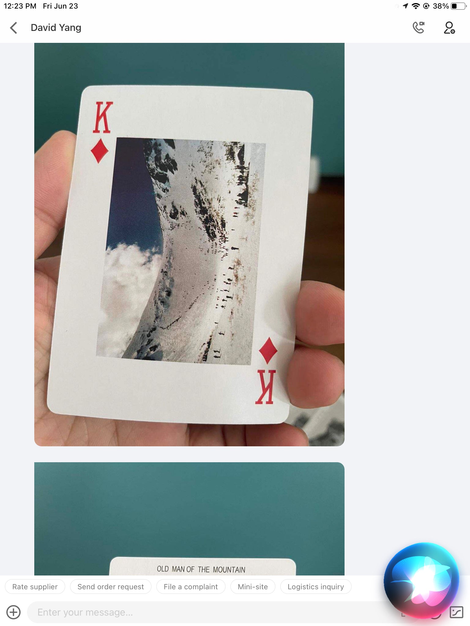 NH Playing Cards in Tin