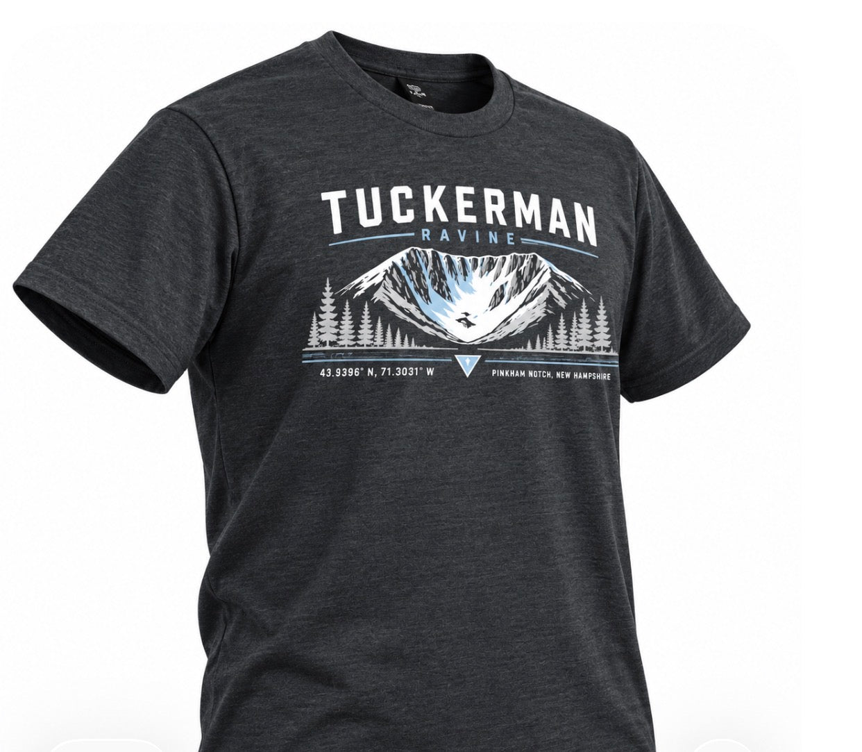 Tuckerman Ravine heather gray t shirts