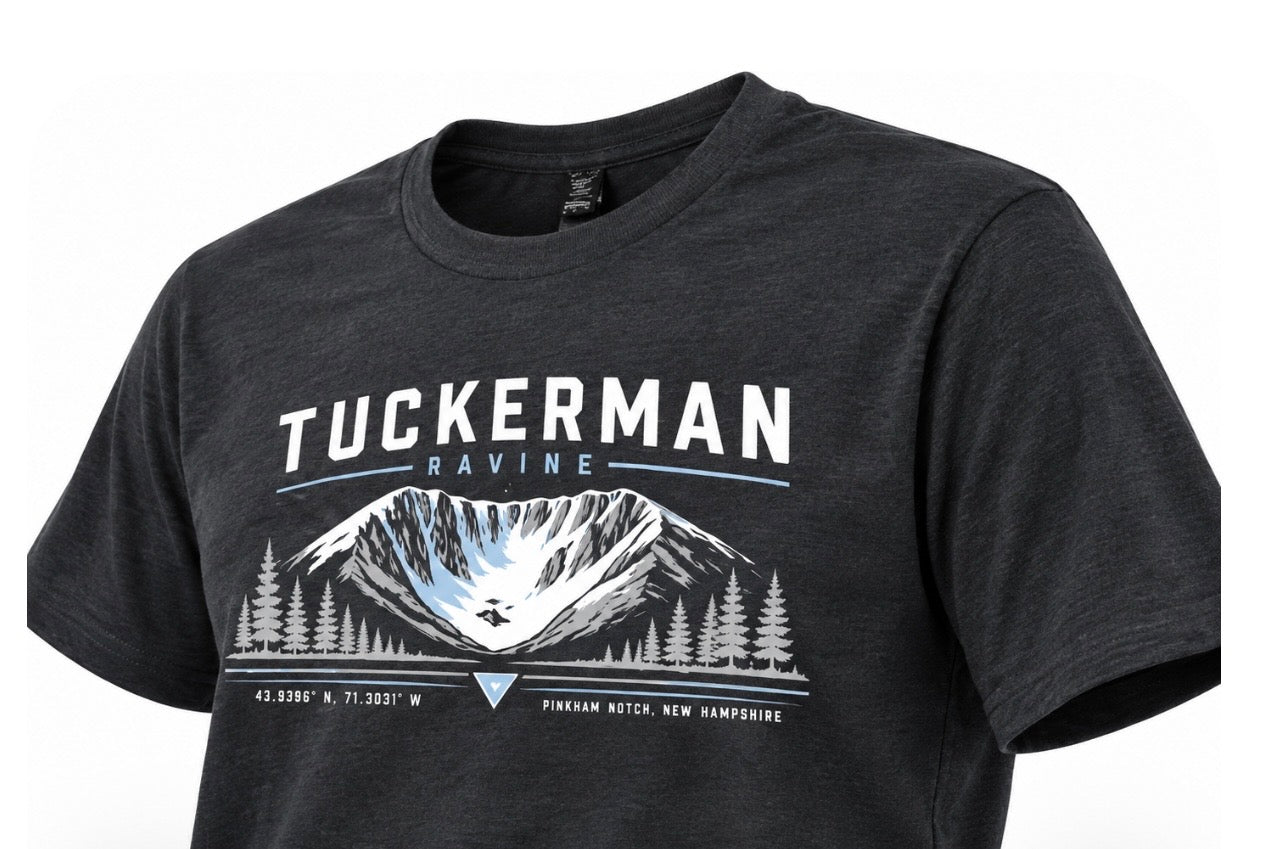 Tuckerman Ravine heather gray t shirts