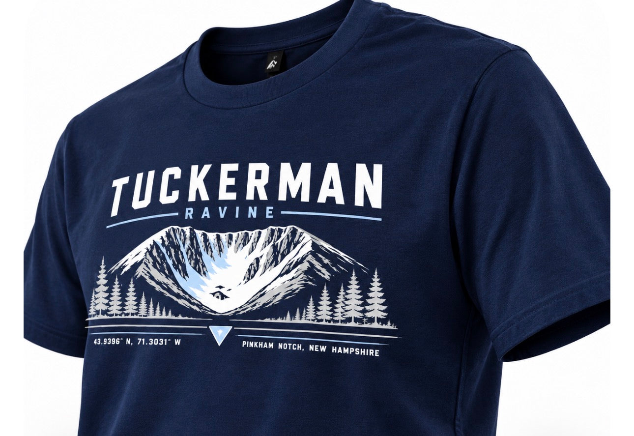 Tuckerman Ravine  Navy Blue T-Shirt