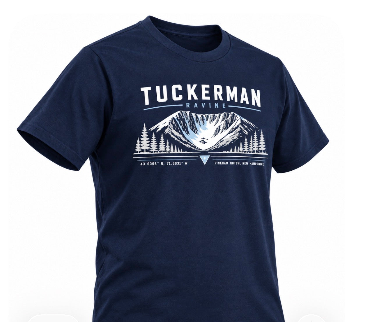 Tuckerman Ravine  Navy Blue T-Shirt