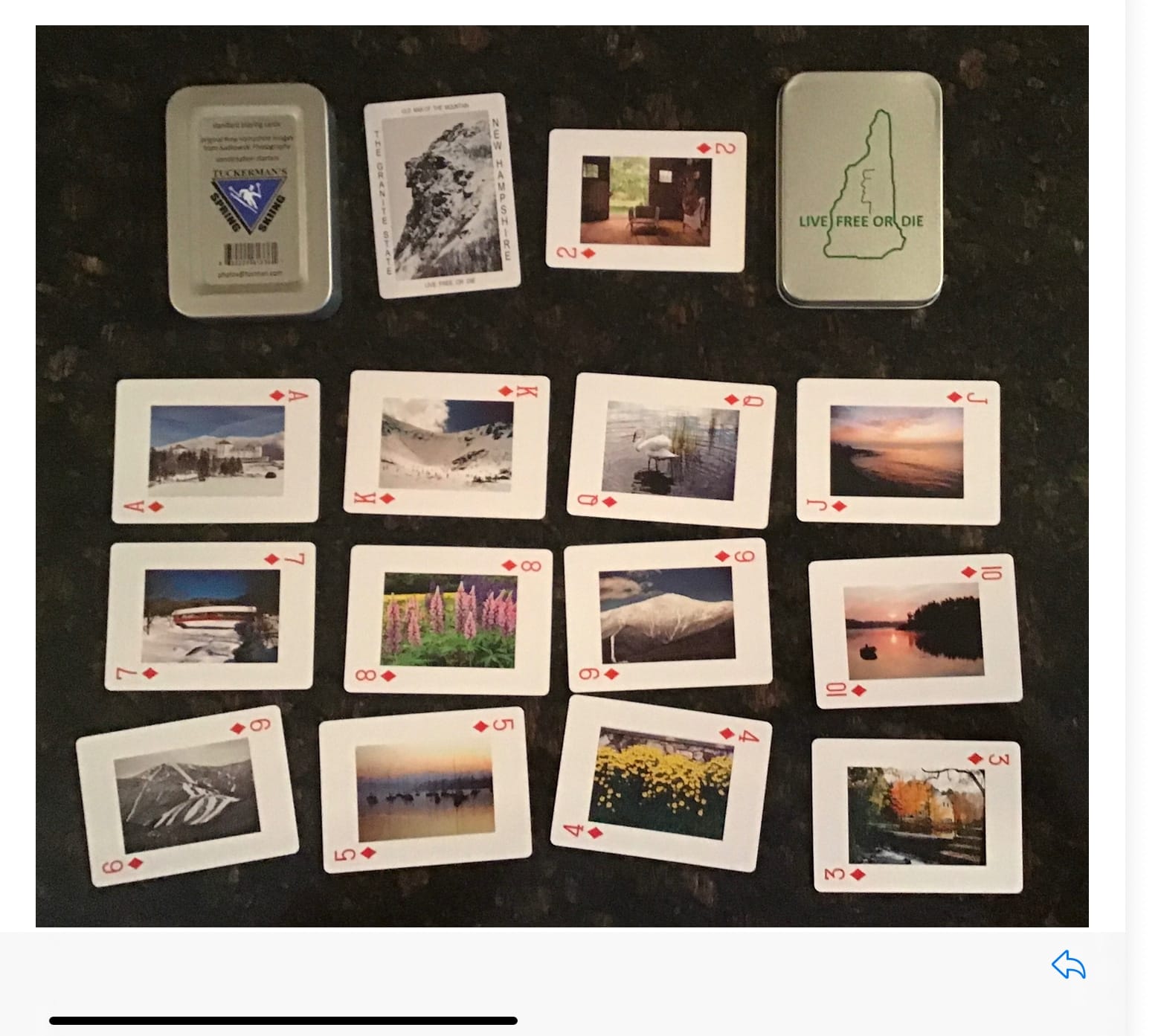 New Hampshire Playing Cards