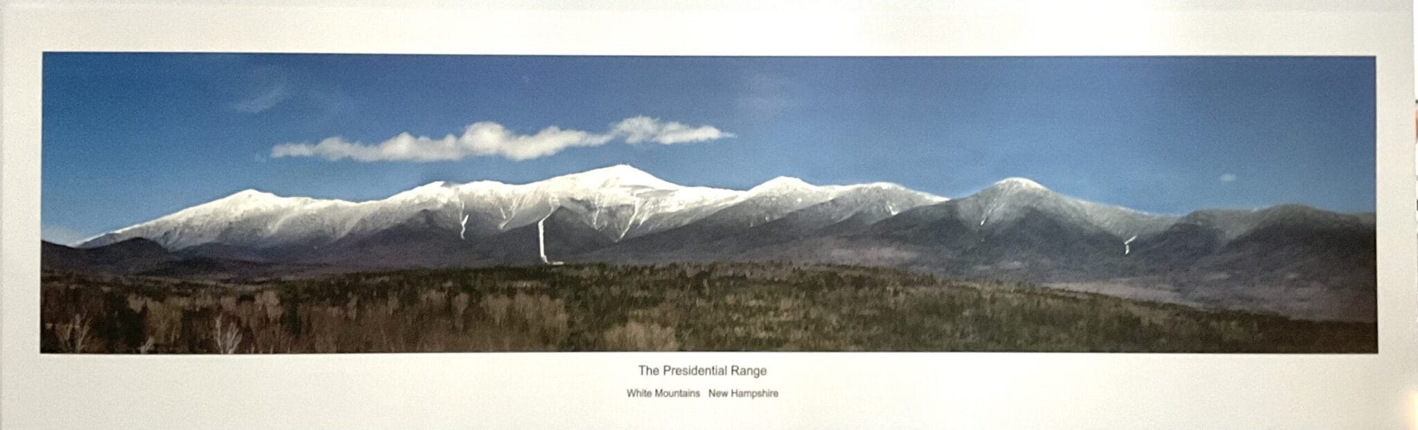 Presidential Range 12x40 Panoramic Print